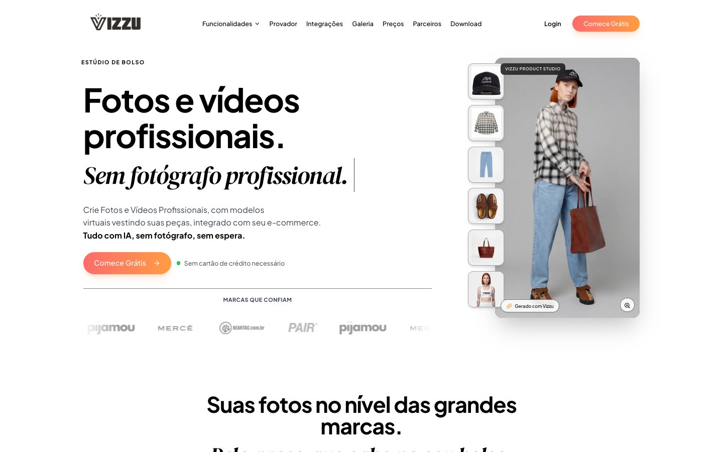 Vizzu Landing Page